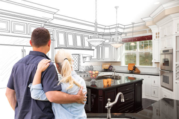 Professional Kitchen Island Installation technician working in Riverside, MD